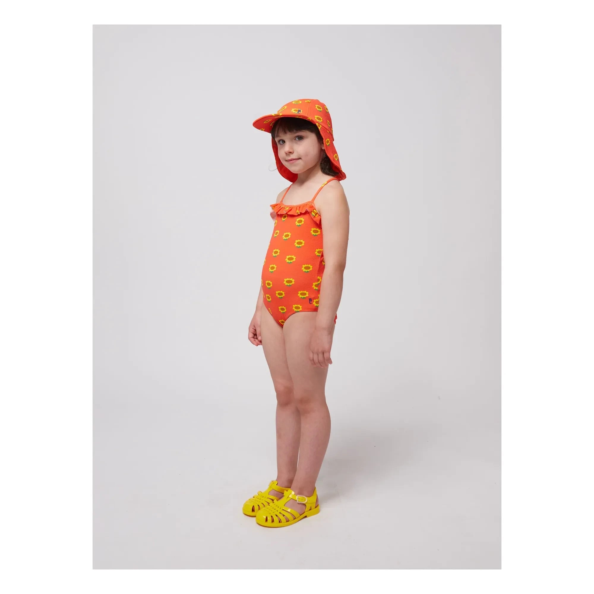 Bobo Choses - Bañador Girasoles Fibras Recicladas | Rojo