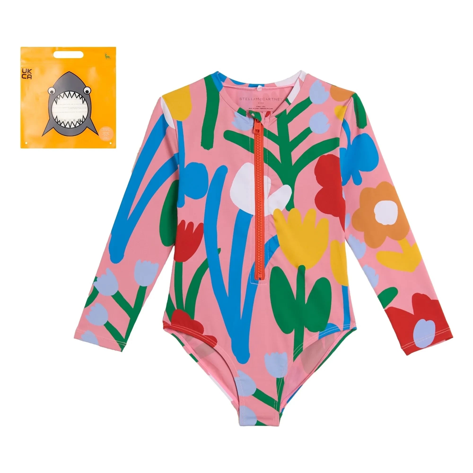 Stella McCartney Kids - Bañador estampado floral | Rosa