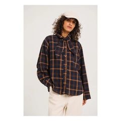 Sacrécoeur - Charlie scarf shirt | Azul Marino