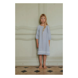 Risu Risu - Camisón de algodón orgánico Ostuni | Azul pálido