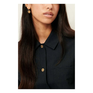 Sessùn - Camisa Notteri | Negro