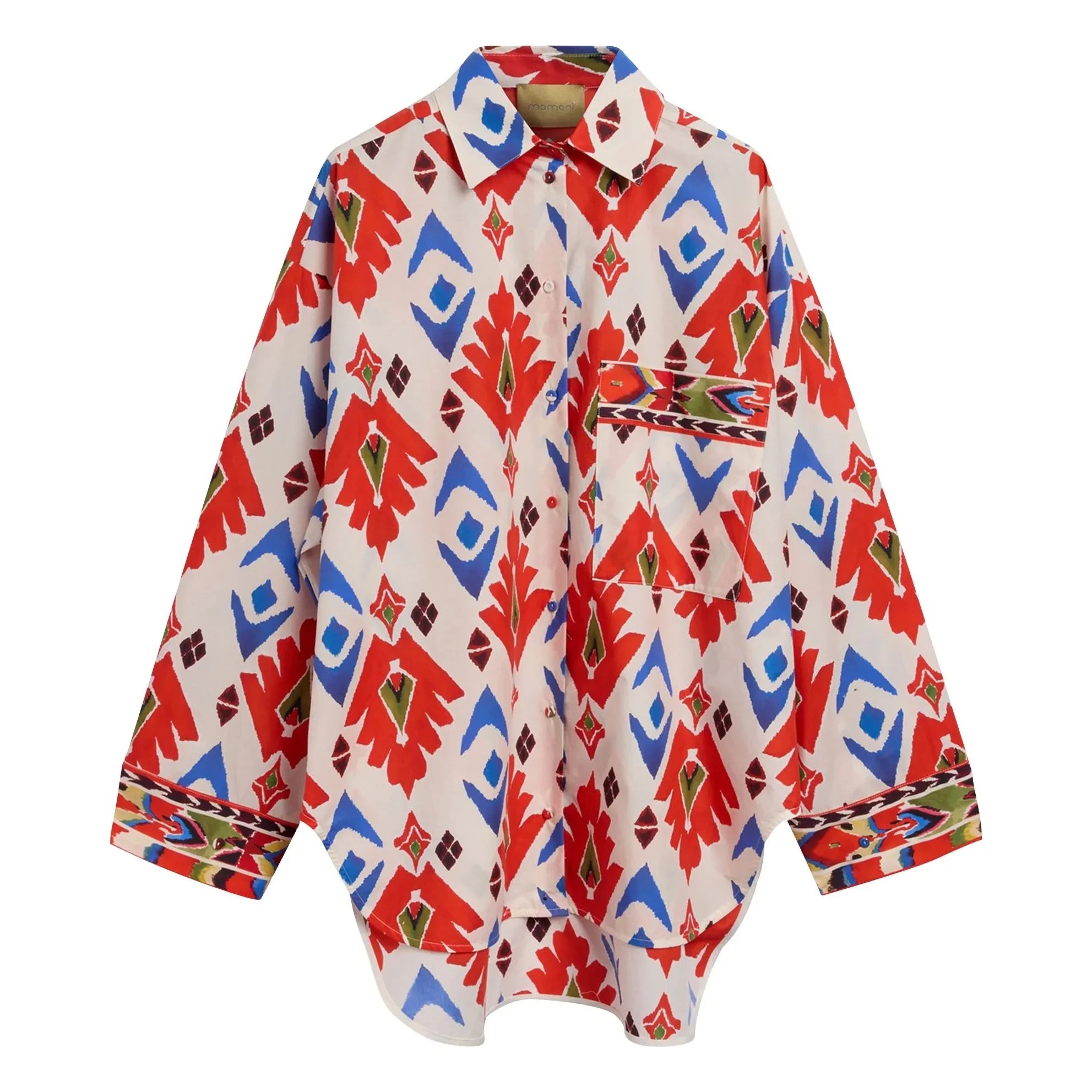 Momoni - Camisa de algodón Pamuk | Rojo