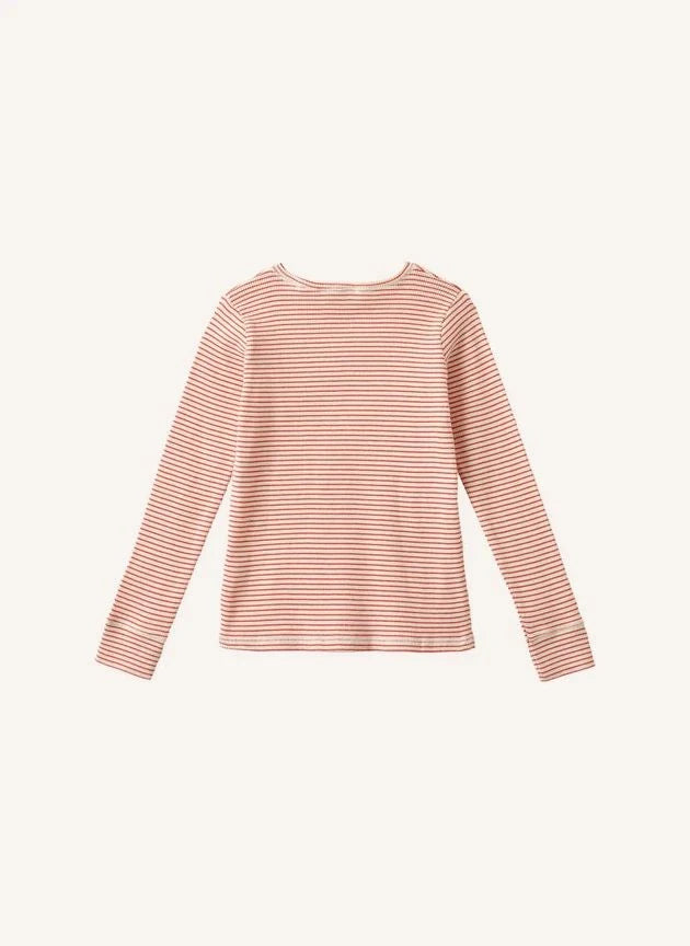 Caramelo - Camiseta de Rayas Kishon | Roja