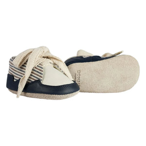 Donsje - Pluksel Zapatillas Rayadas | Azul marino