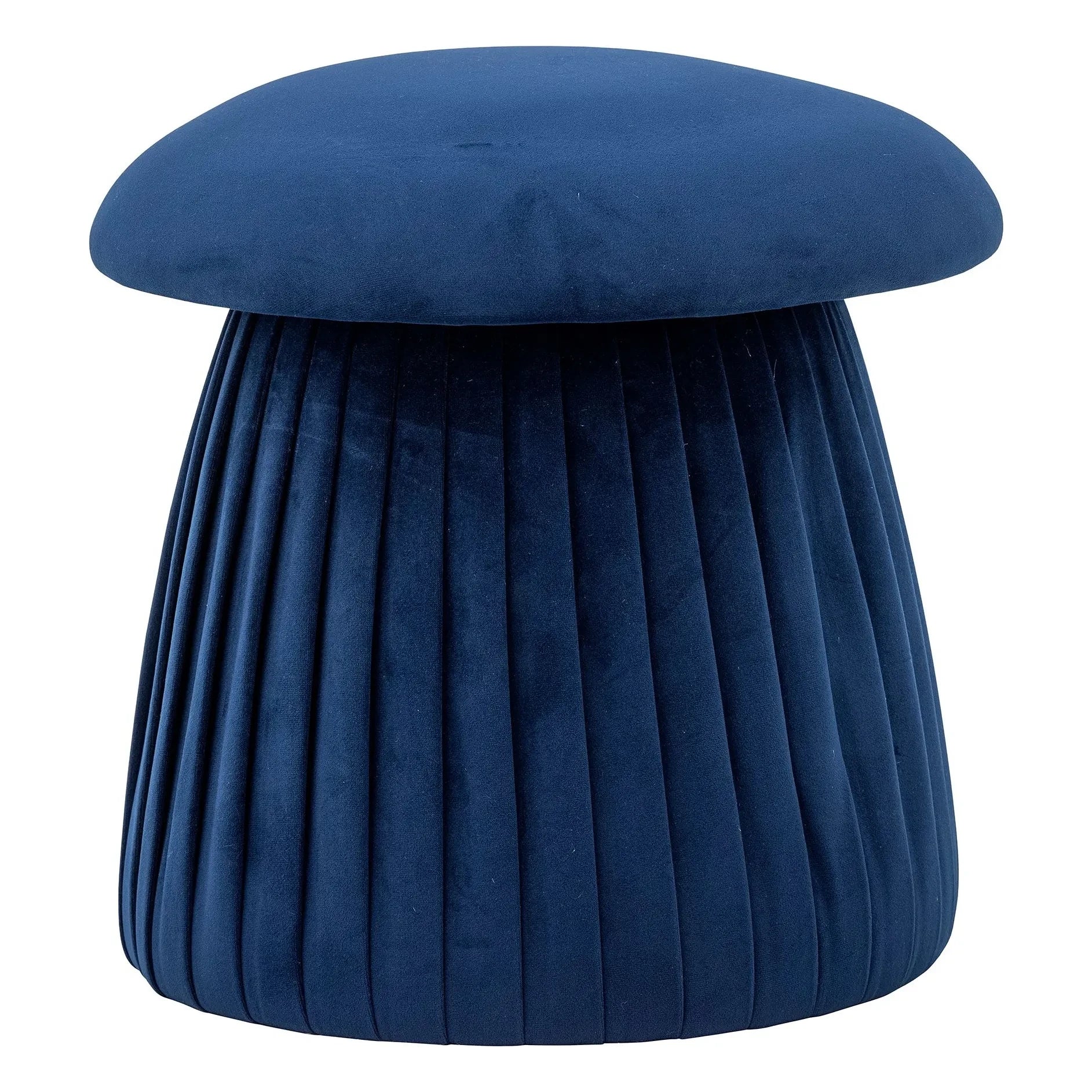 Bloomingville - Puf Roberta de poliéster reciclado | Azul