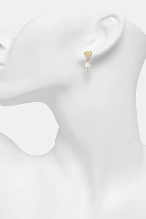 Pendientes metálicos Coach para mujer