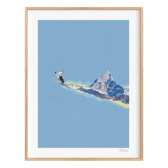 Ciel Glue - Póster Águila Montaña nº3 - Edición Limitada | Azul