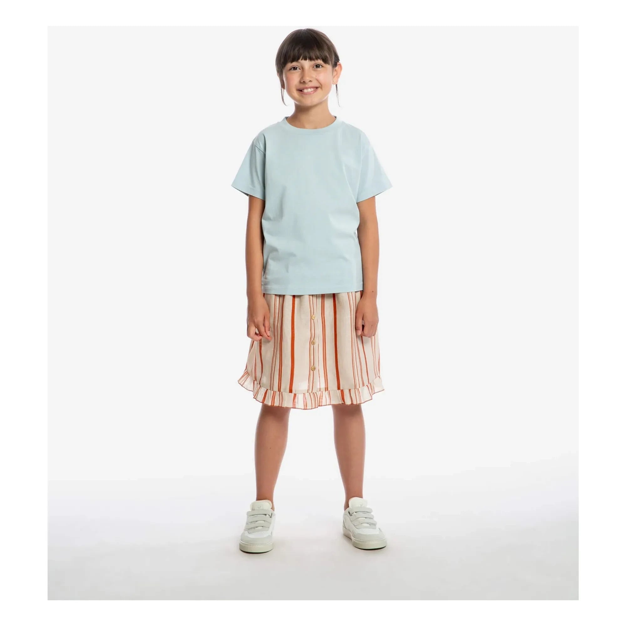 Matona - Camiseta de verano de algodón orgánico | Azul claro