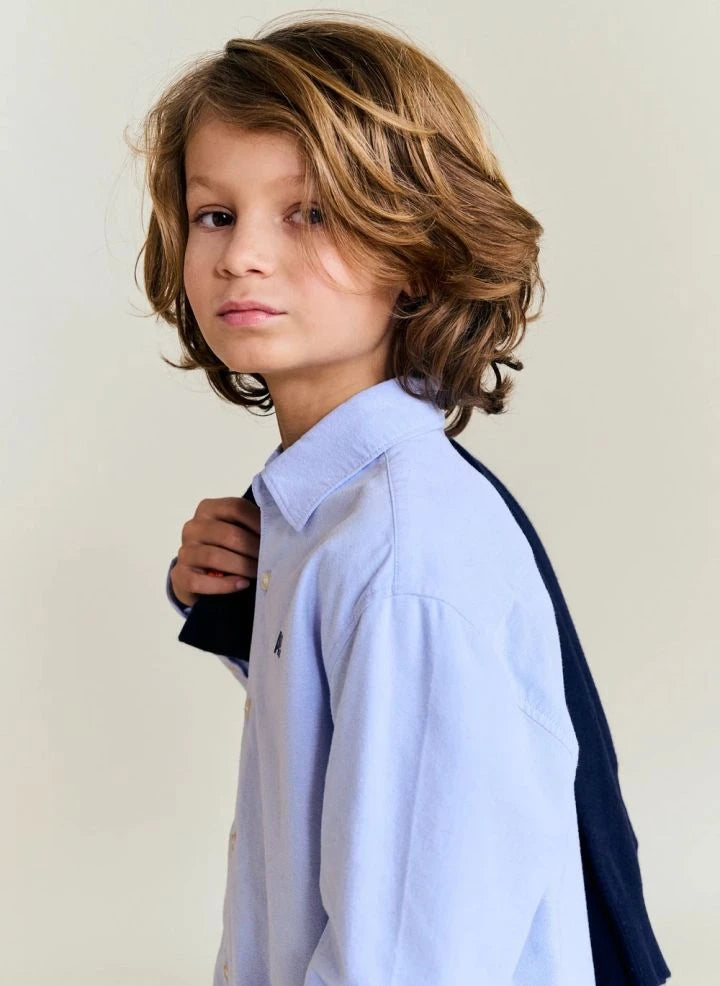 AO76 - Camisa de Bart | Azul Claro