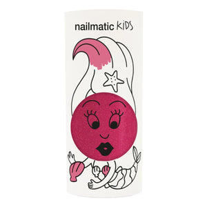 Nailmatic Kids - Sissi Esmalte de Uñas con Brillantina - 8 ml | Rosa