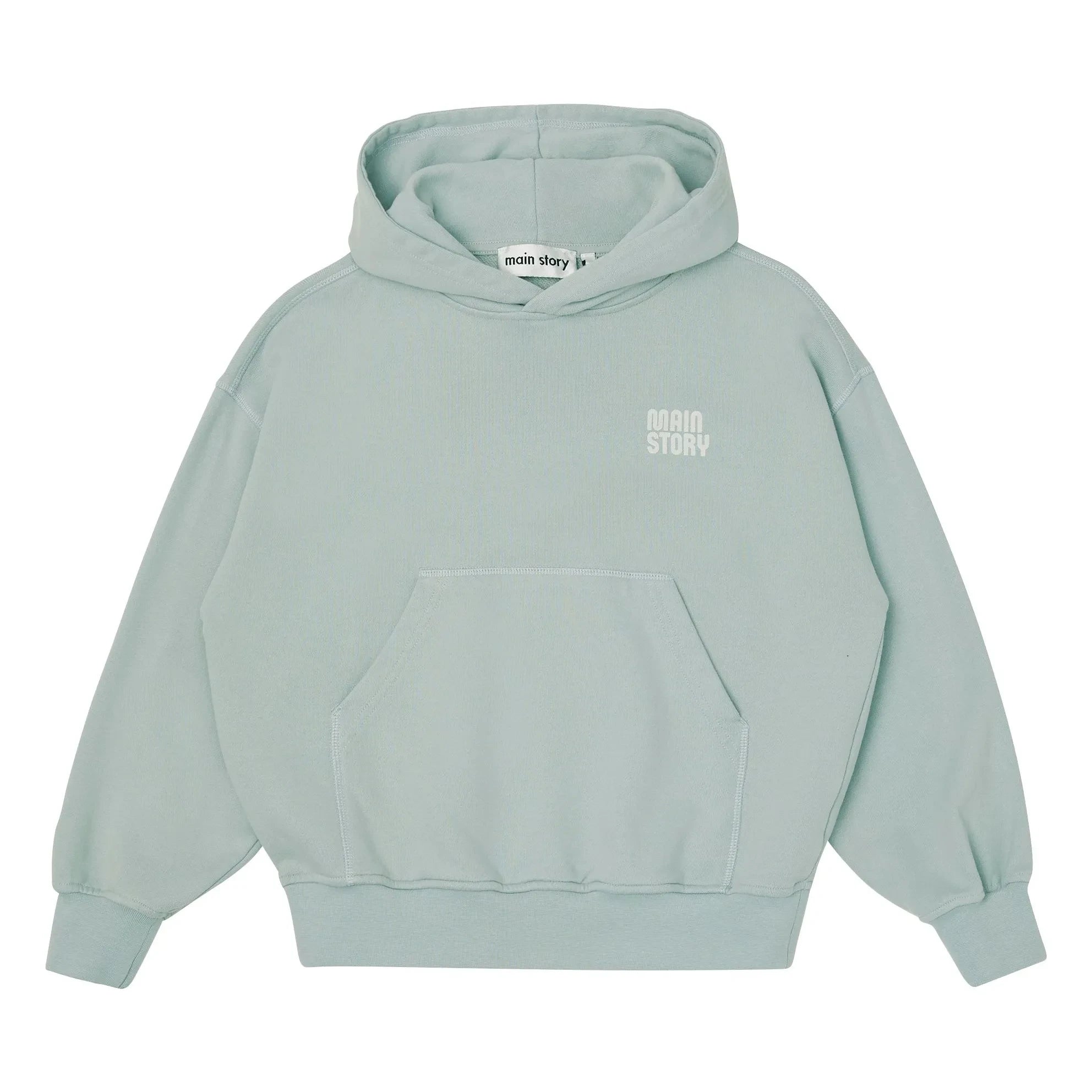 Main Story - Sudadera con capucha de algodón orgánico | Gris claro