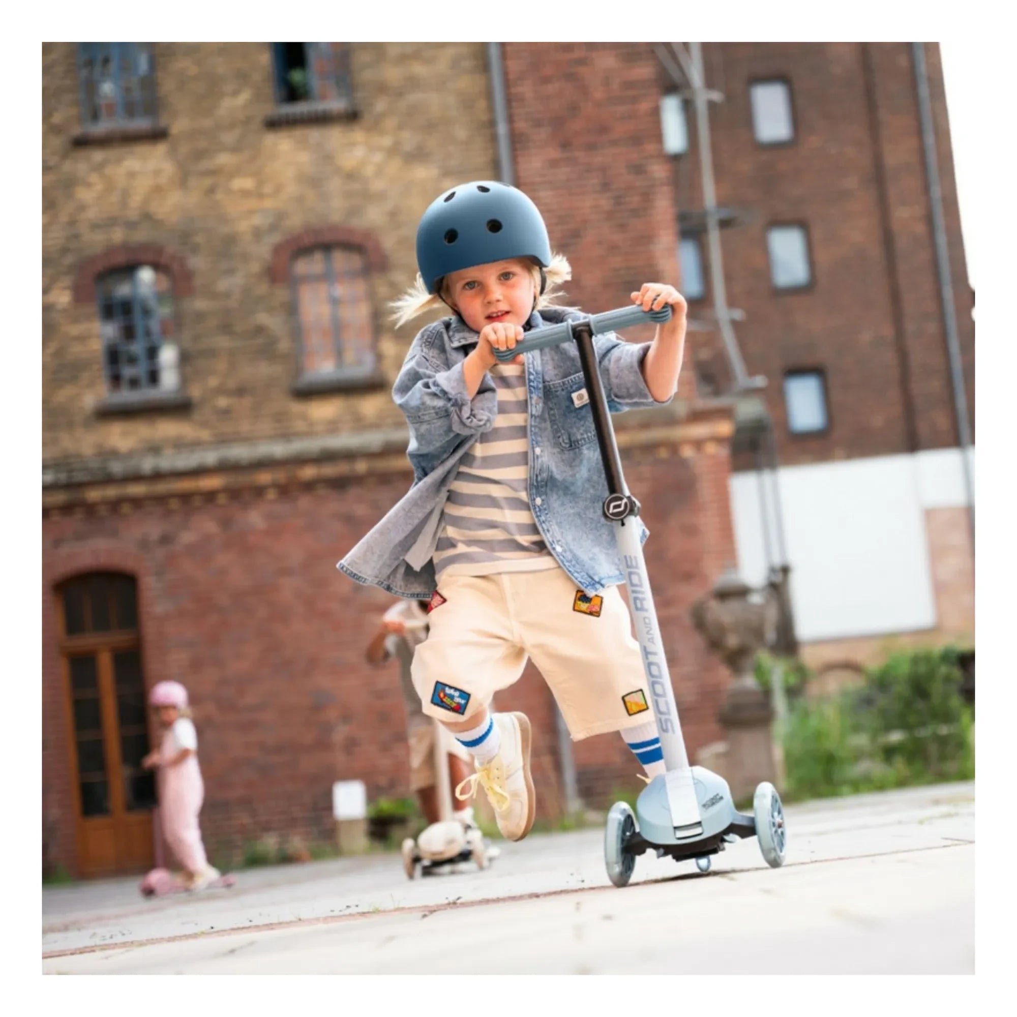 Patinete Scoot & Ride - Highwaykick 3S LED | Azul claro