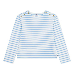 Petit Bateau - Campanas con Botones de Rayas Azules