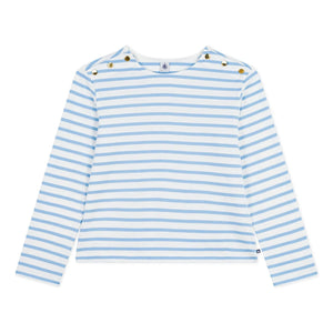 Petit Bateau - Campanas con Botones de Rayas Azules