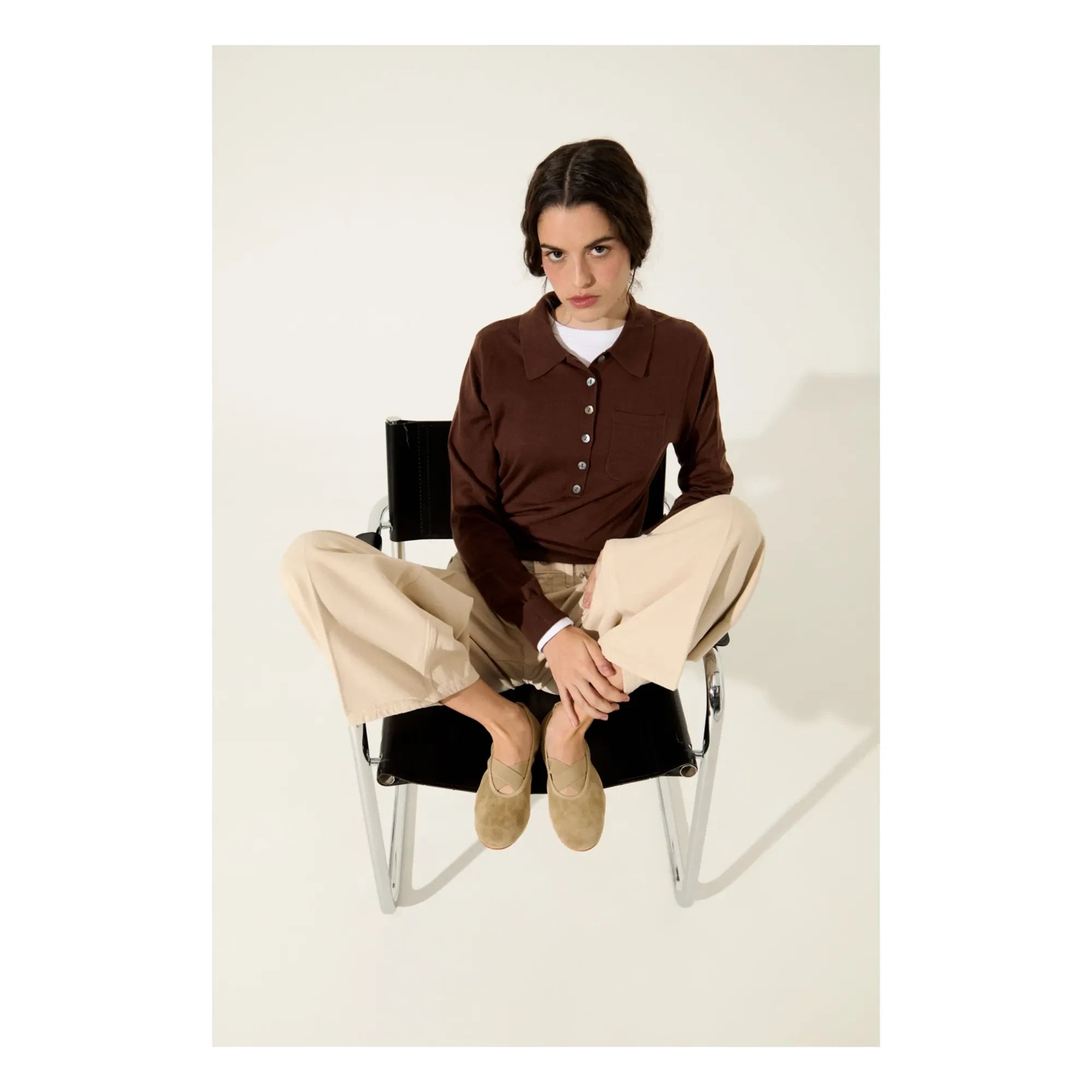 Augusta - Bettina Bailarina de ante | Beige