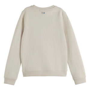 Scotch & Soda - Sudadera de algodón orgánico con estampado Starry Skies | Crudo