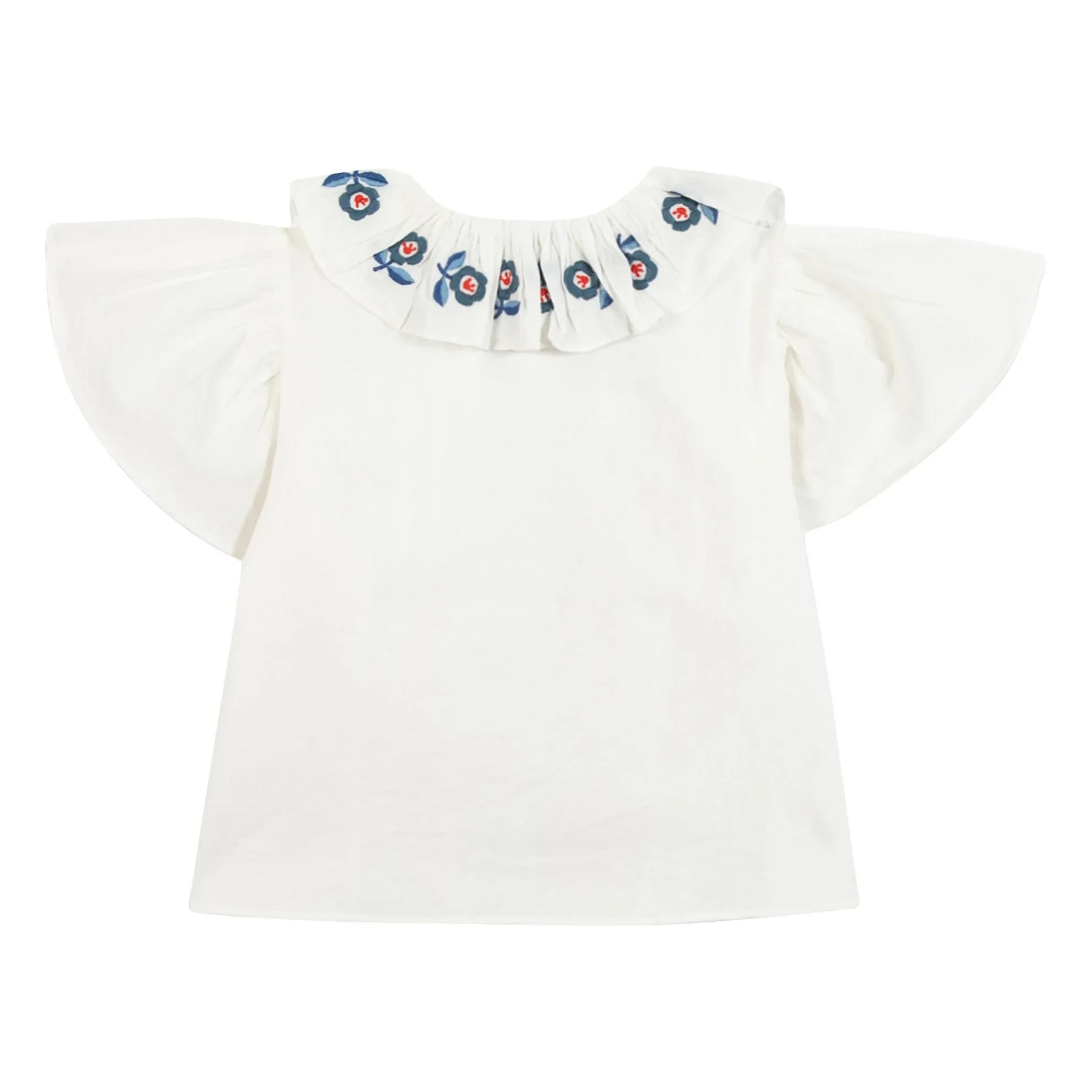 Bonton - Blusa Nancy con cuello bordado | Crudo