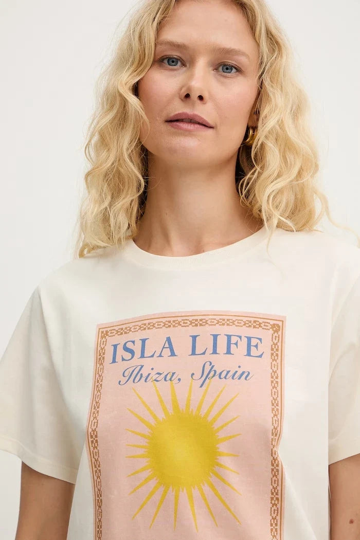 Camiseta de algodón Weekend Max Mara PANTERA