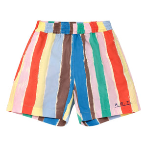 True Artist - Shorts a rayas | Azul