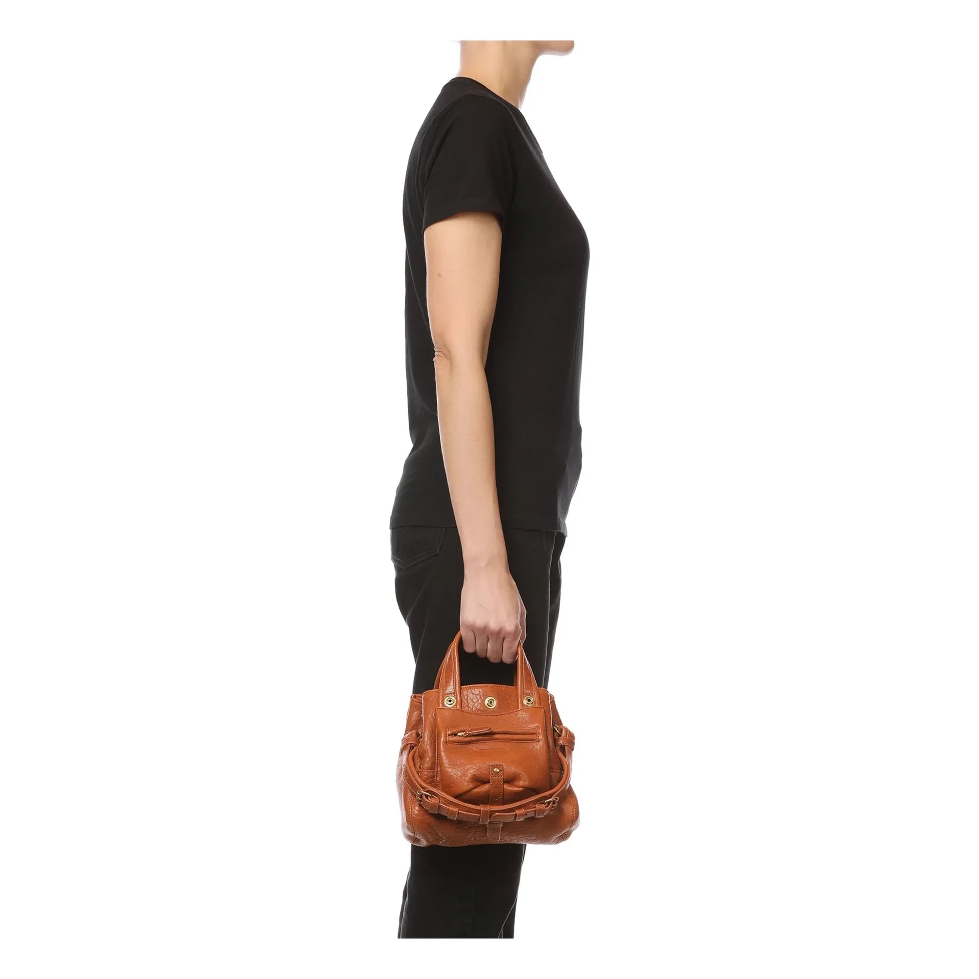 Jérôme Dreyfuss - Bolso Billy Nano de piel de cordero | Cognac