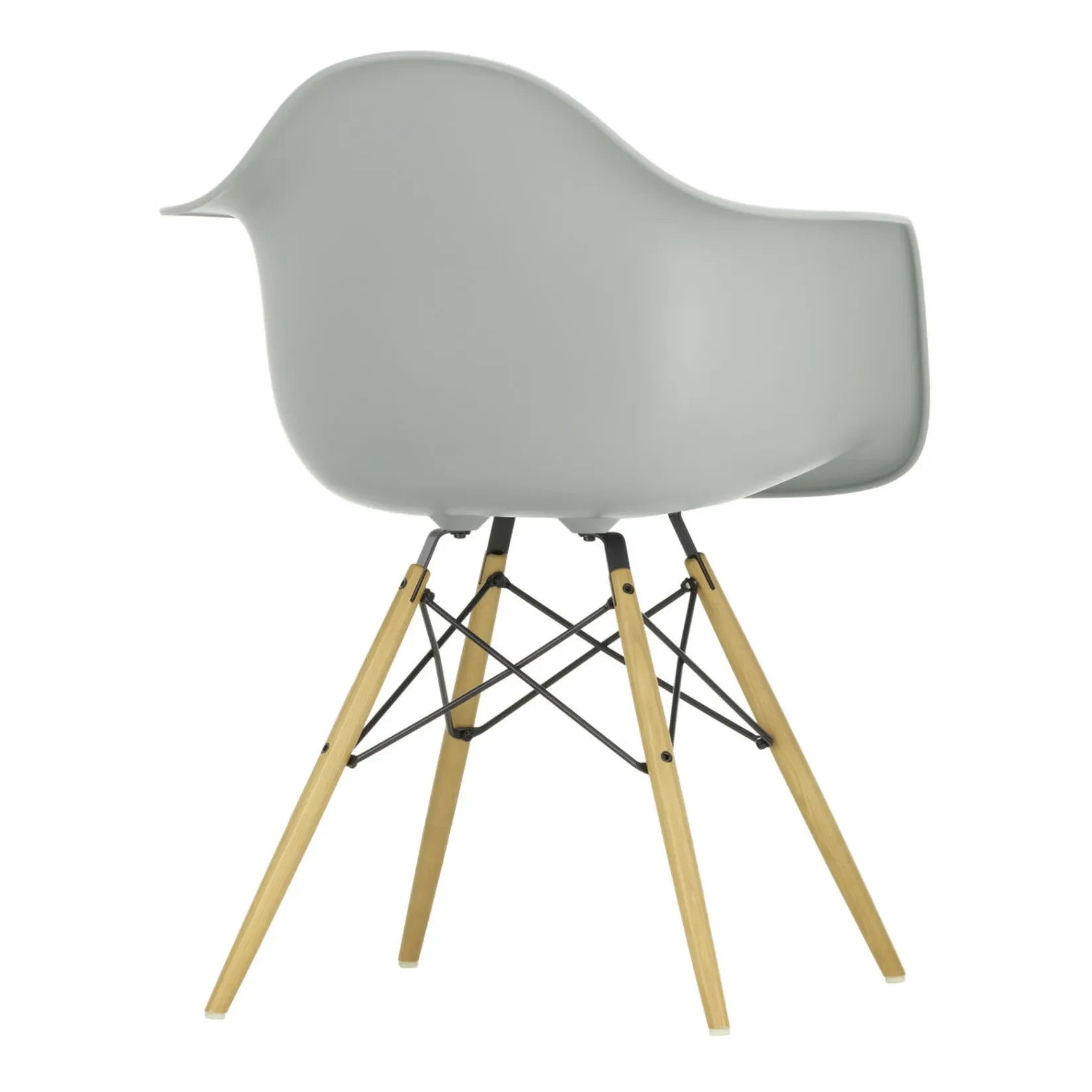 Vitra - Silla DAW - base de arce - Charles & Ray Eames | Gris claro