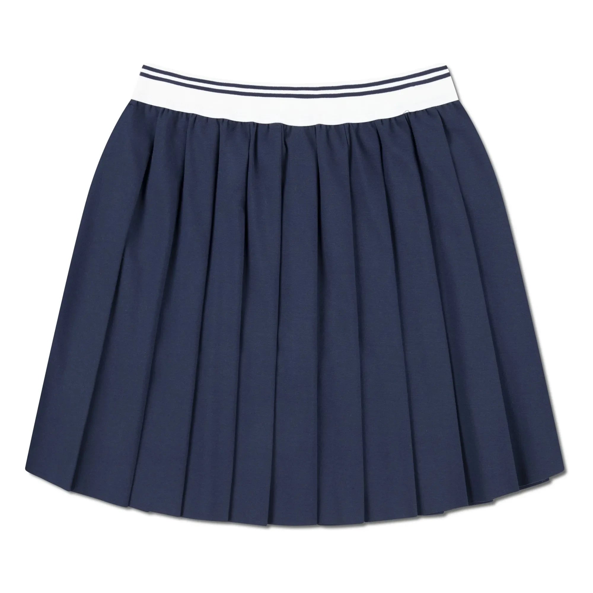 Lacoste - Falda plisada de fibra reciclada | Azul Marino