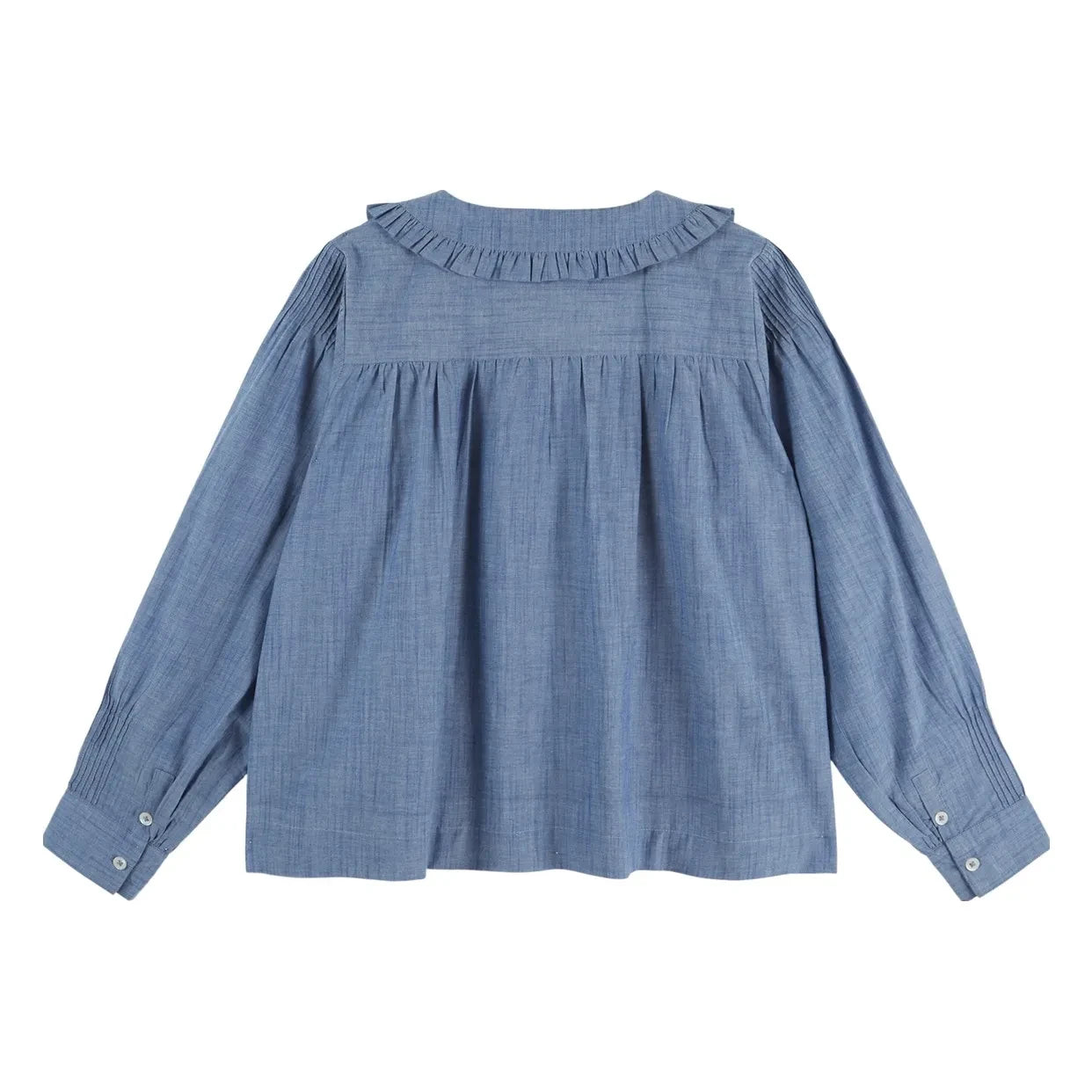 Emile et Ida - Ella Chambray Bluz | Mavi