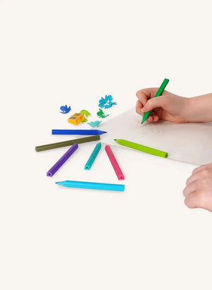 Legami - Set de lápices de colores Teddy Friends de 24 piezas