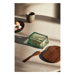 Ferm Living - Oli geri dönüştürülmüş cam tereyağı kabı