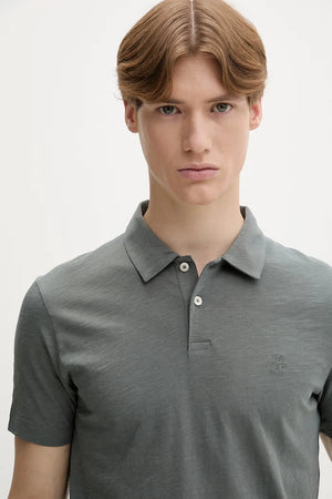 Polo de algodón con cuello para hombre Marc O'Polo