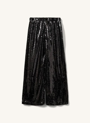 Sofie Schnoor - Otellisy Pantalón con Lentejuelas | Negro