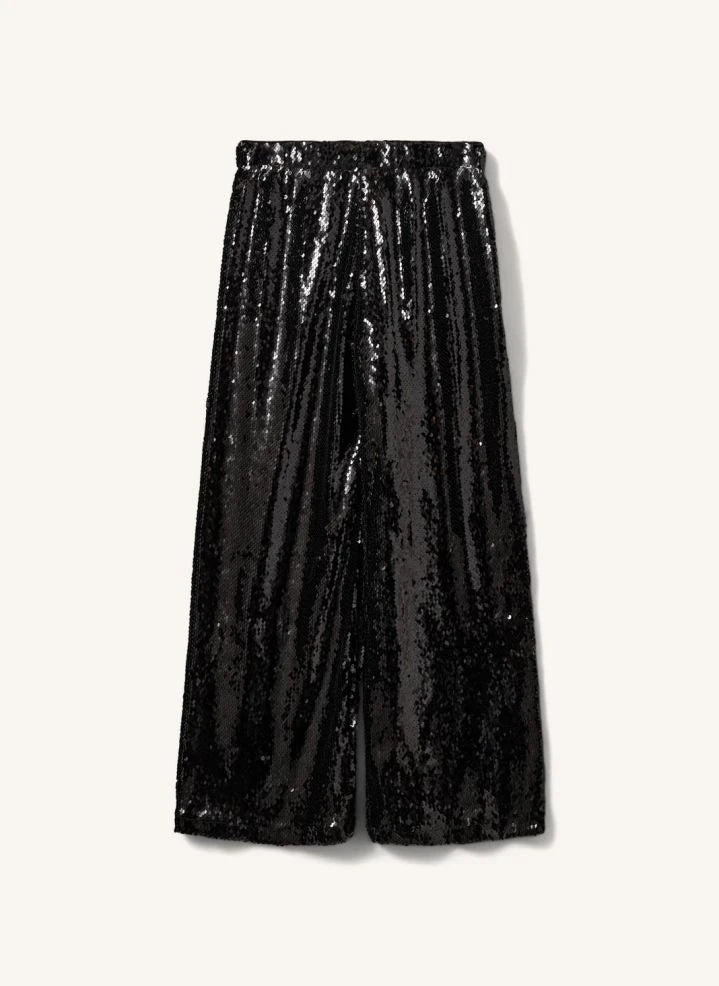 Sofie Schnoor - Otellisy Pantalón con Lentejuelas | Negro