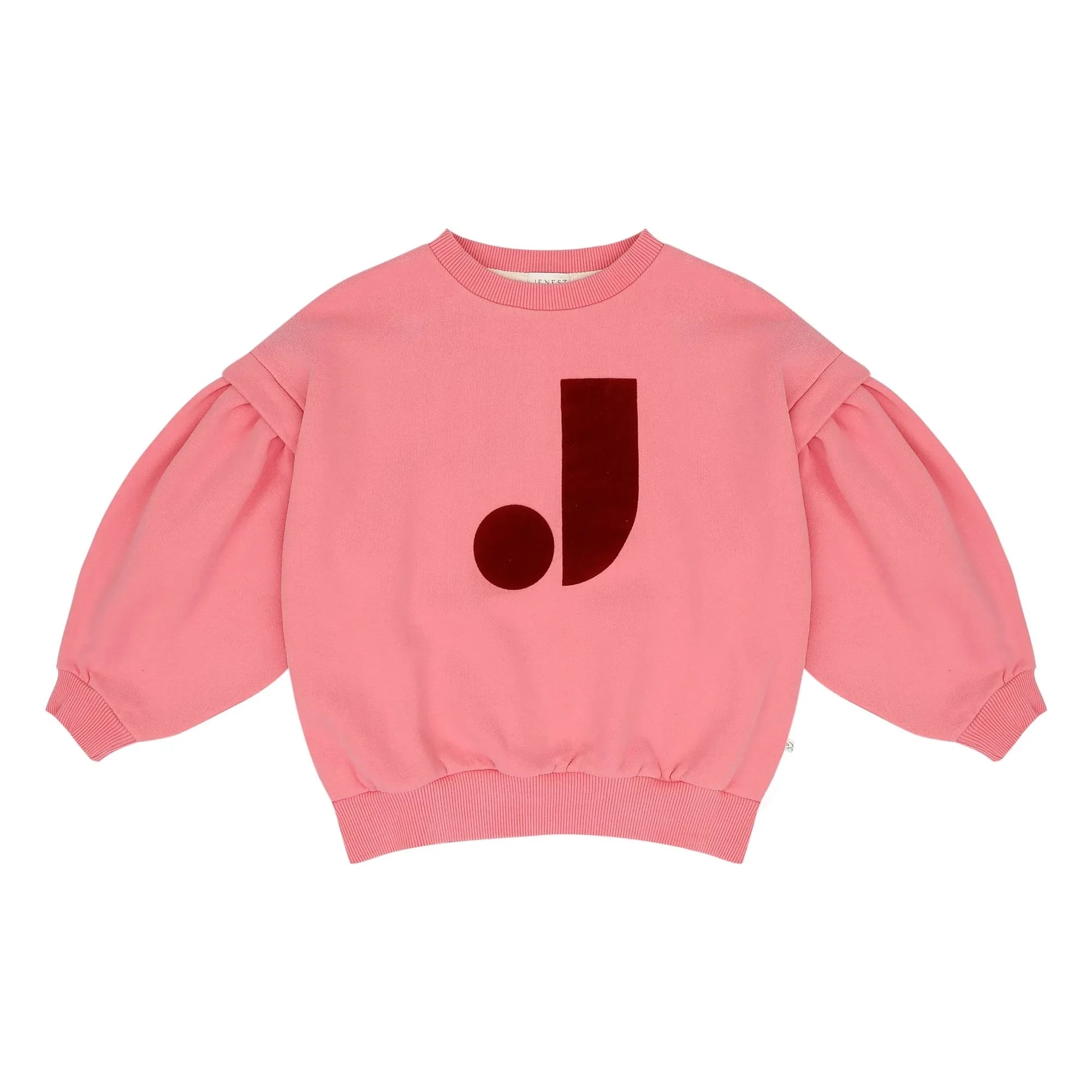 Jenest - Sudadera Globo Algodón Orgánico | Fucsia
