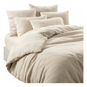 Haomy - Funda de almohada de lino Leria