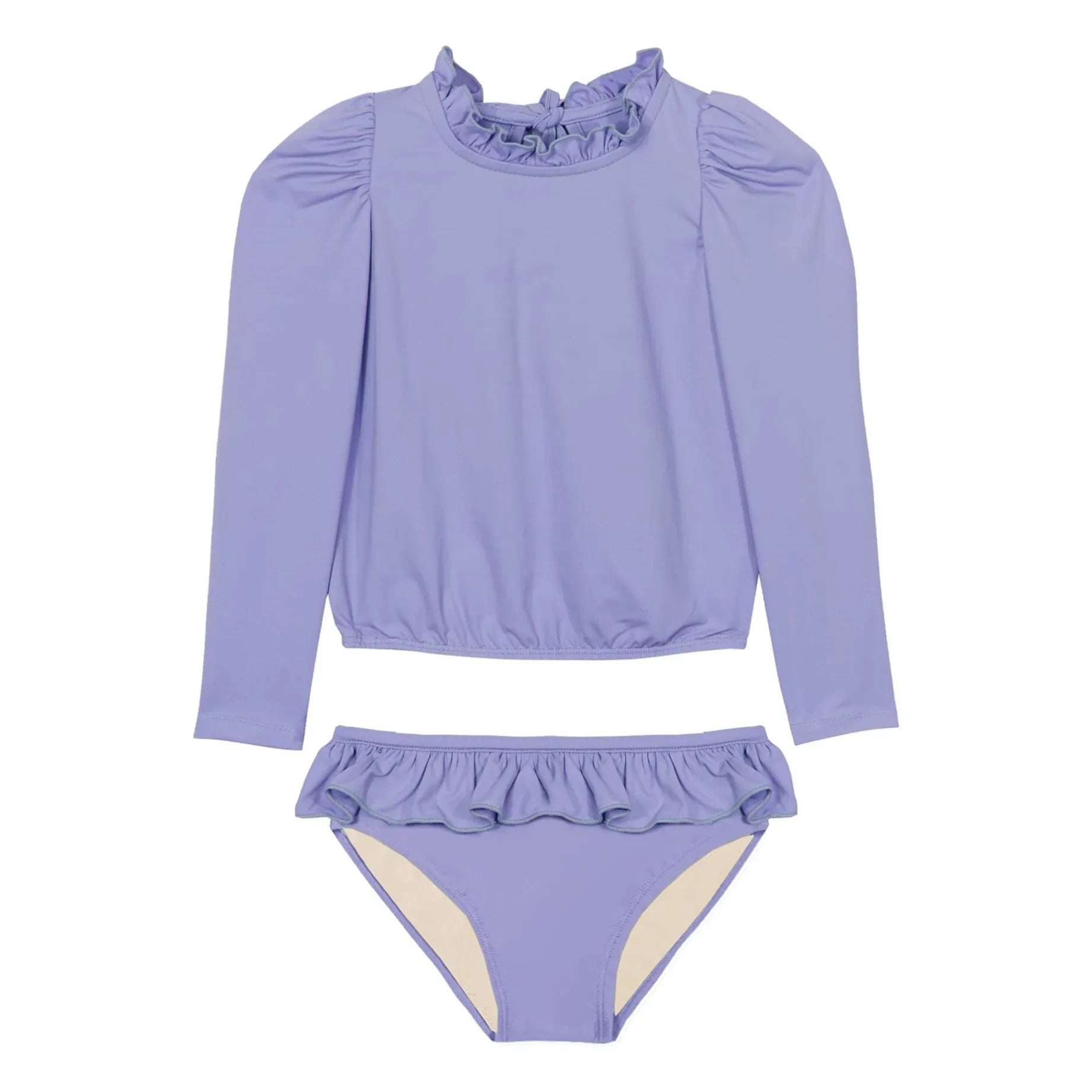 Mipounet - Traje de baño de manga larga rosa | Morado
