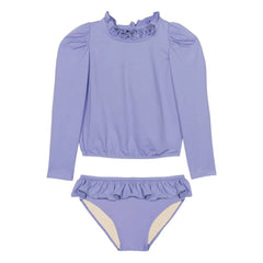 Mipounet - Traje de baño de manga larga rosa | Morado