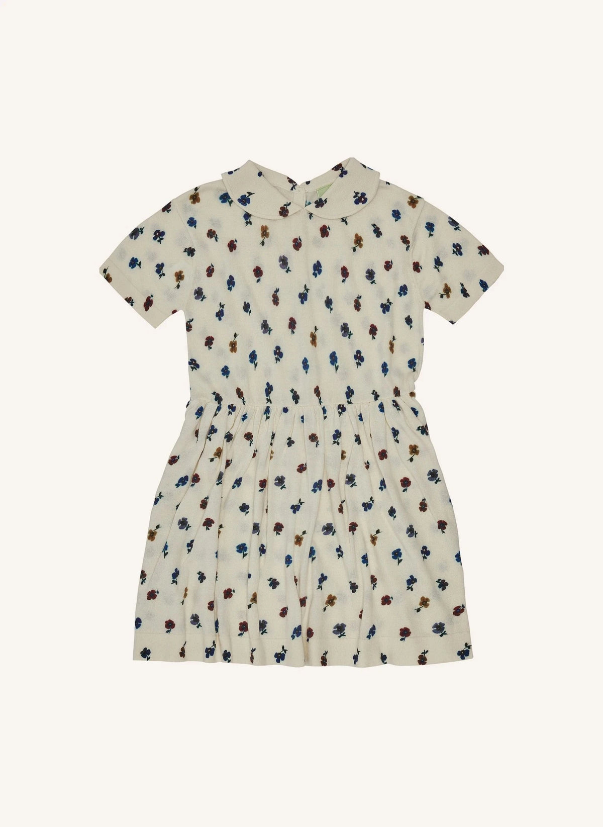 FUB - Vestido de flores de algodón orgánico | Crudo