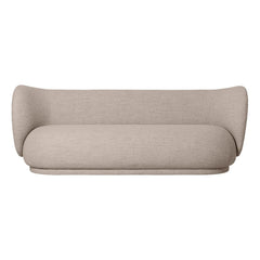 Ferm Living - Sofá Rico de 3 plazas tapizado en bouclé | Arena