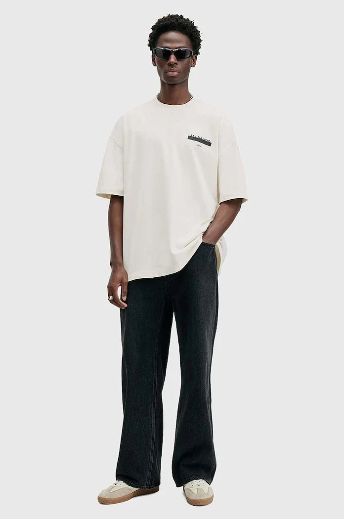 AllSaints REDACT SS CREW Camiseta de algodón