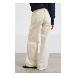 Pomandère - Pantalones de gabardina de algodón | Crema