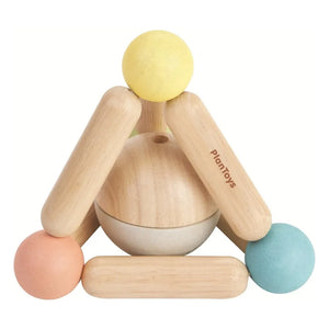 Plan Toys - Sonajero triangular de colores pastel