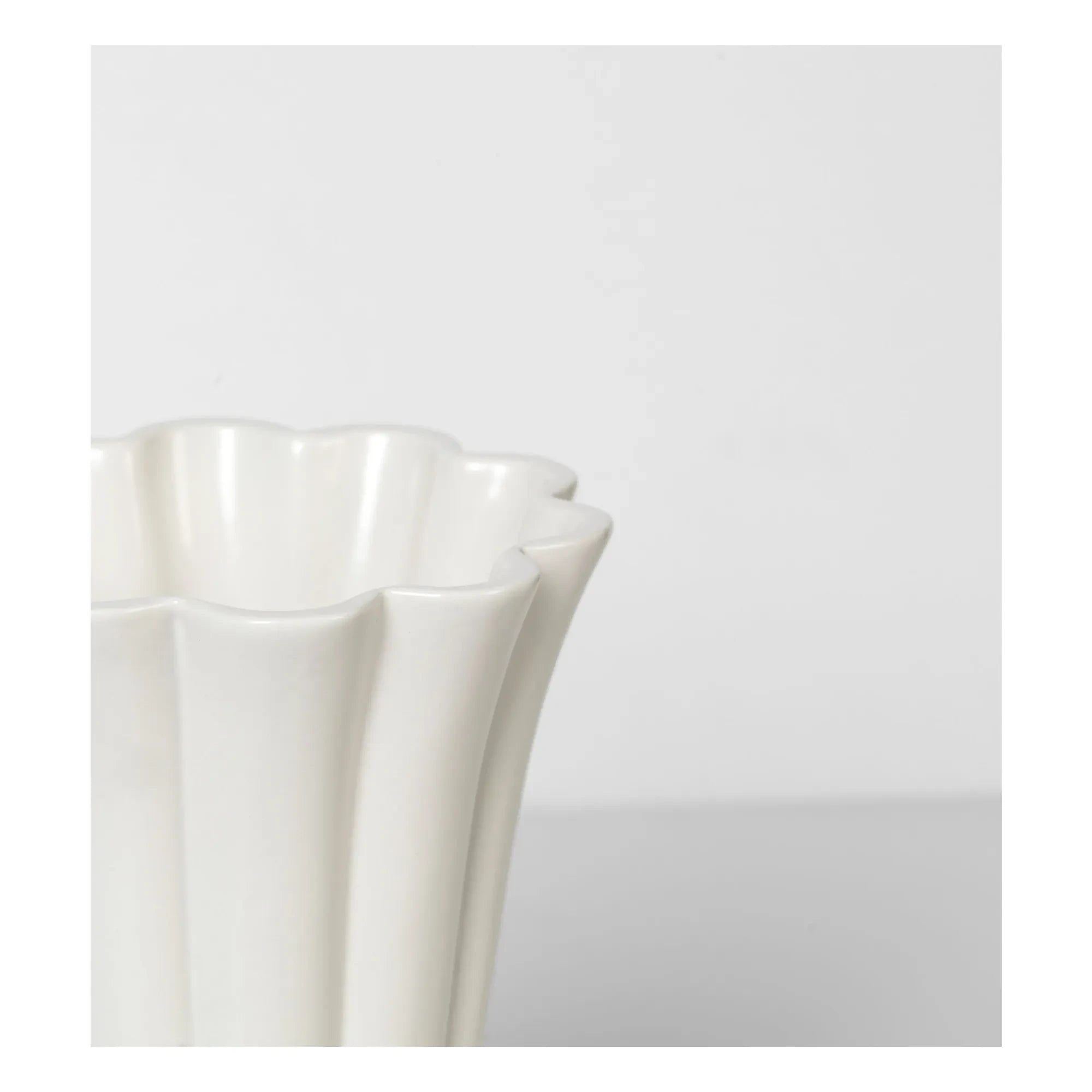 Broste Copenhagen - Jarrón Heli | Crema