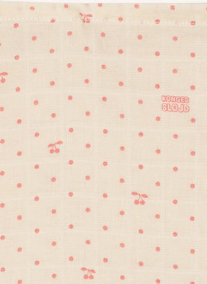 Konges Sløjd - Cherry Dot Organik Pamuklu Bebek Bezleri - 3'lü Set | Pembe
