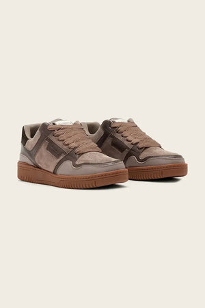 AllSaints Regan Plus Zapatilla Deportiva de Cuero de Perfil Bajo para Hombre