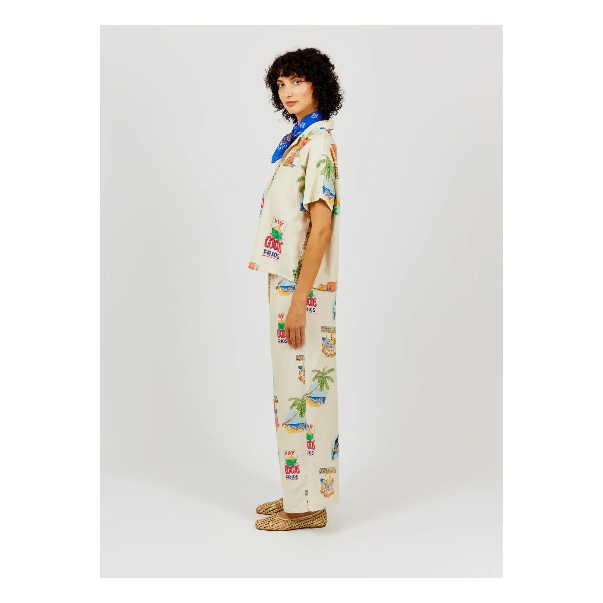 a.p - Pantalones de algodón Cocos | Crudo