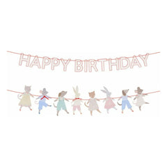 Meri Meri - Guirnalda de cumpleaños de animales amigos