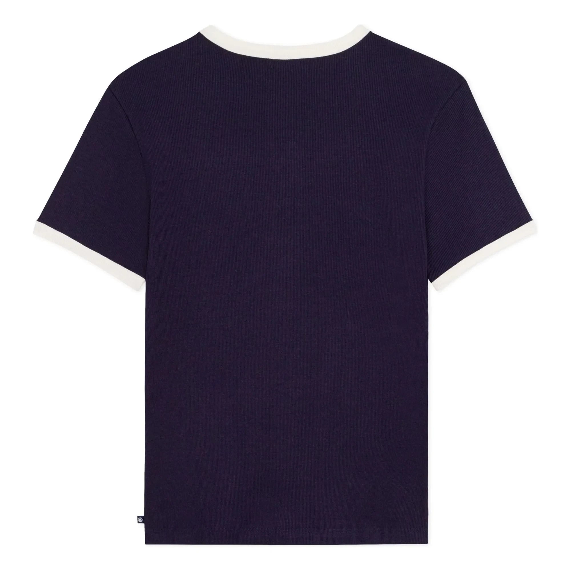 Petit Bateau - Camiseta Nervada Icónica | Azul Marino