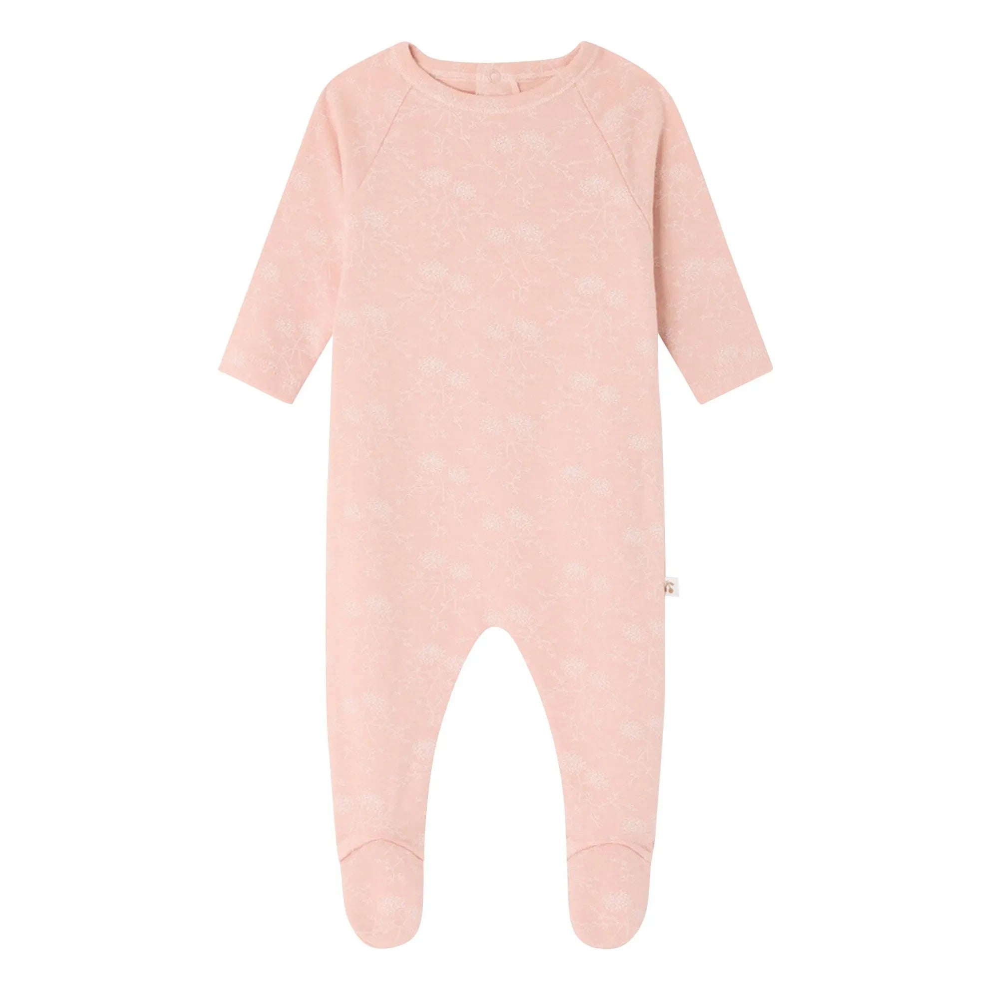 Bonpoint - Pijama de algodón orgánico Tif | Rosa empolvado