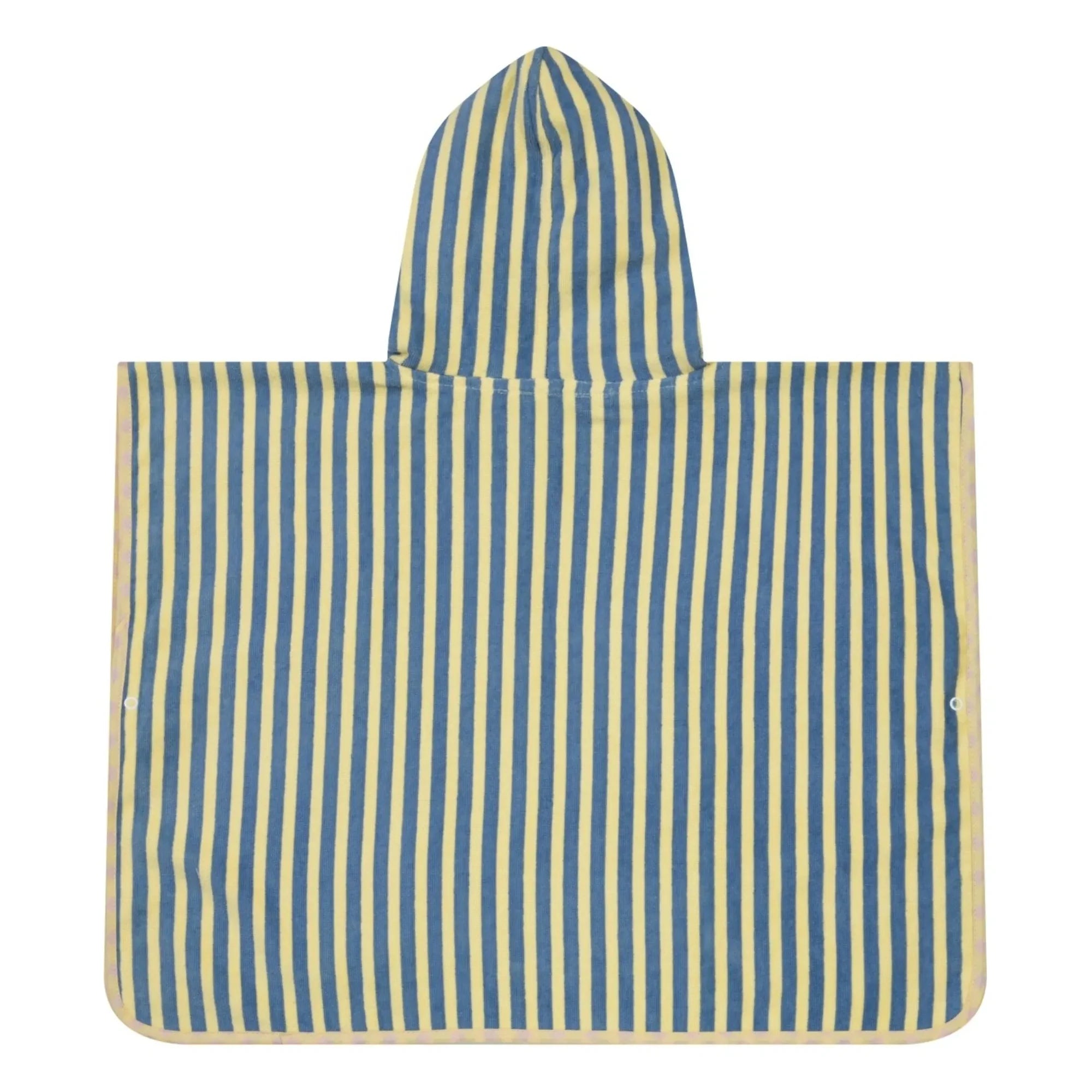 Jera Mini - Poncho de toalla a rayas | Amarillo claro