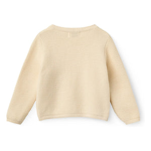 Copenhague Colors - Cárdigan cruzado de algodón orgánico | Crema